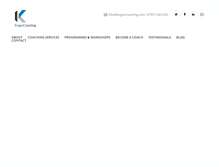 Tablet Screenshot of kogancoaching.com